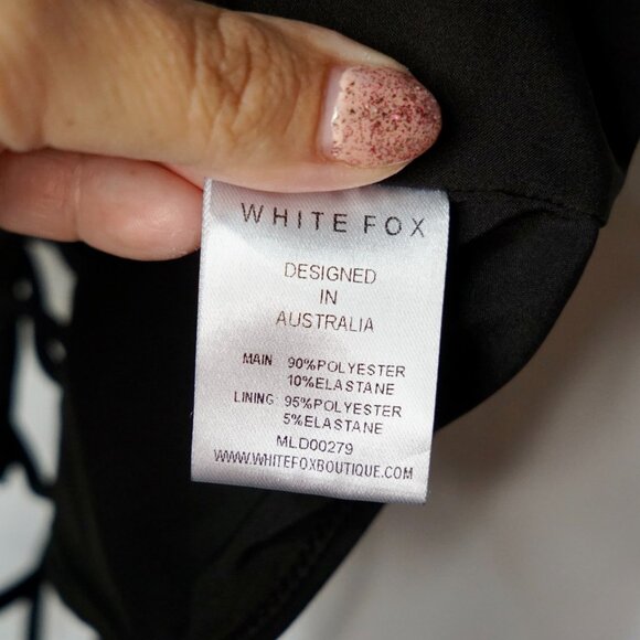 White Fox Forever Feels Bustier Black - Size M - Picture 12 of 13